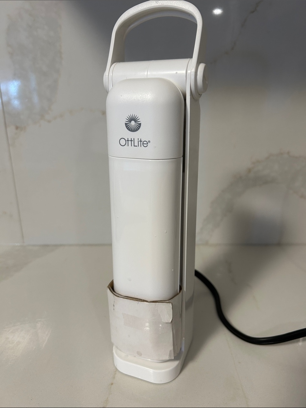 OttLite Foldable White Portable Task Light
